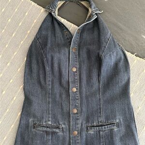 Free People Vintage denim jumpsuit